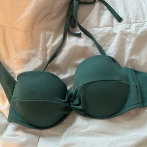 Green bikini top